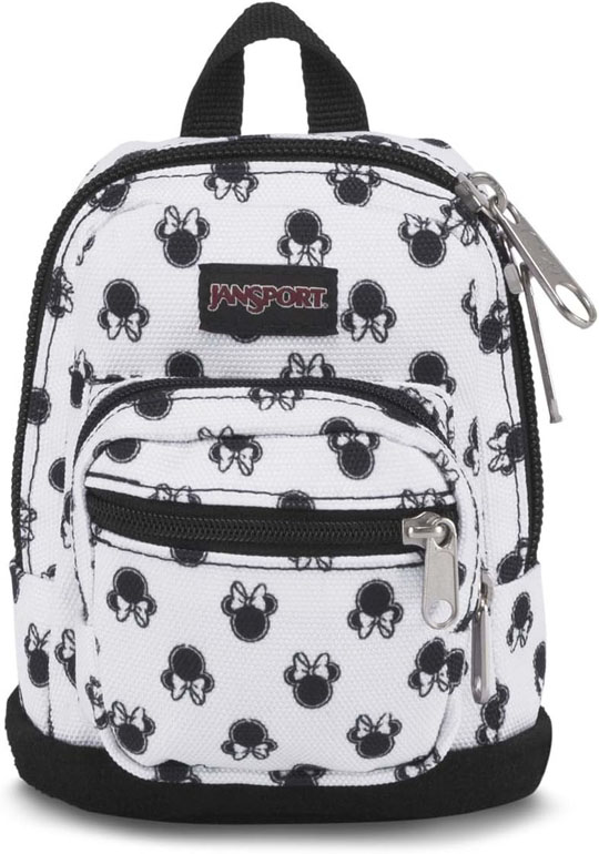 JanSport Disney Minnie White Bow Dot Mini Pouch