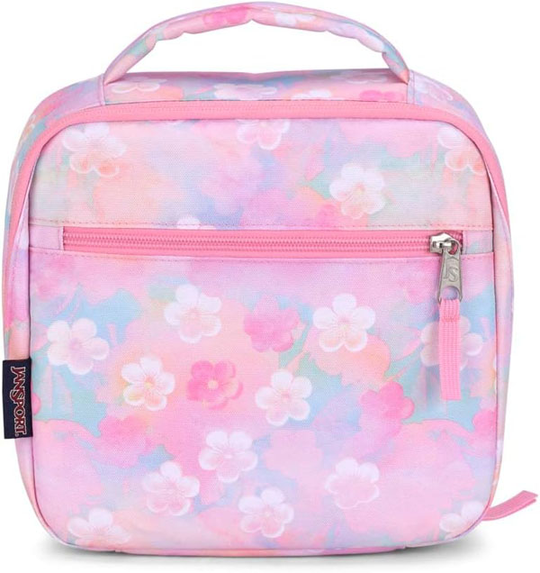 JanSport Lunch Break Neon Daisy Lunch Box