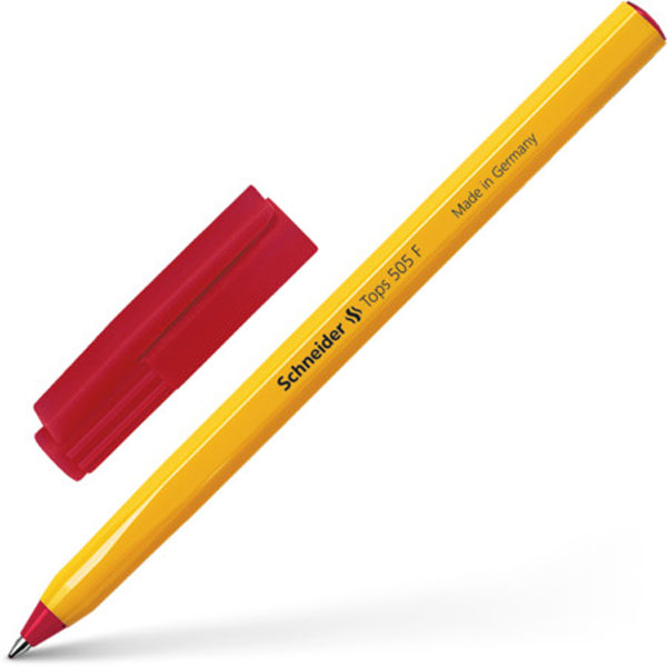 Cover: Schneider Tops 505 Ballpoint Pen Red F