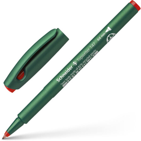 Schneider Topwriter 147 Fibrepen Red 0.6mm