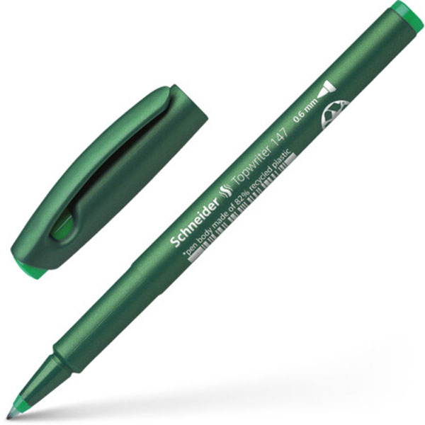 Schneider Topwriter 147 Fibrepen Green 0.6mm