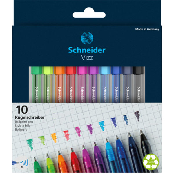 Schneider Vizz Ballpoint Pen M Pack of 10