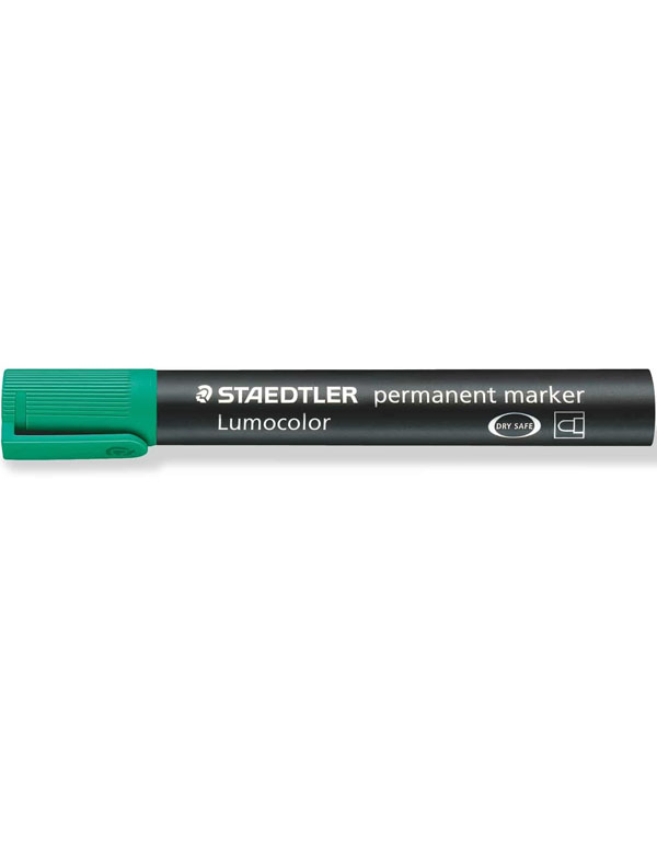 Cover: Staedtler Lumocolor Bullet Permanent Marker, Dark Green