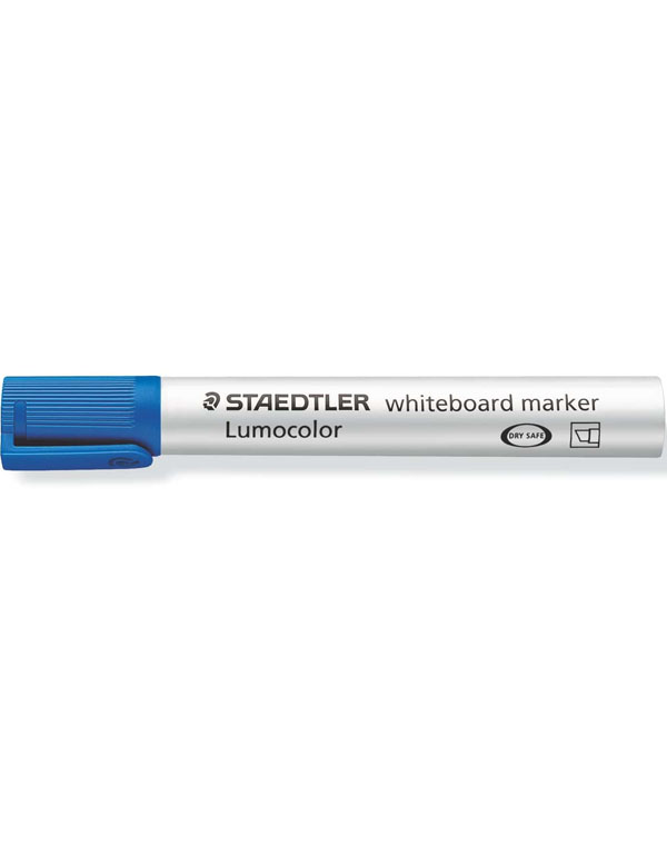 Cover: Staedtler Lumocolor Bevelled Whiteboard Pen Blue