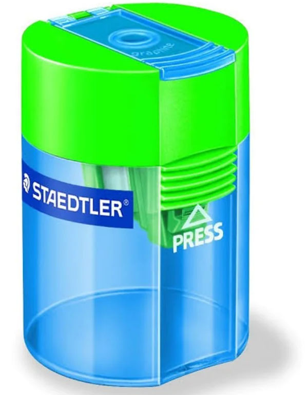 Cover: Staedtler Colored Plastic Pencil Sharpener, Assorted Colors