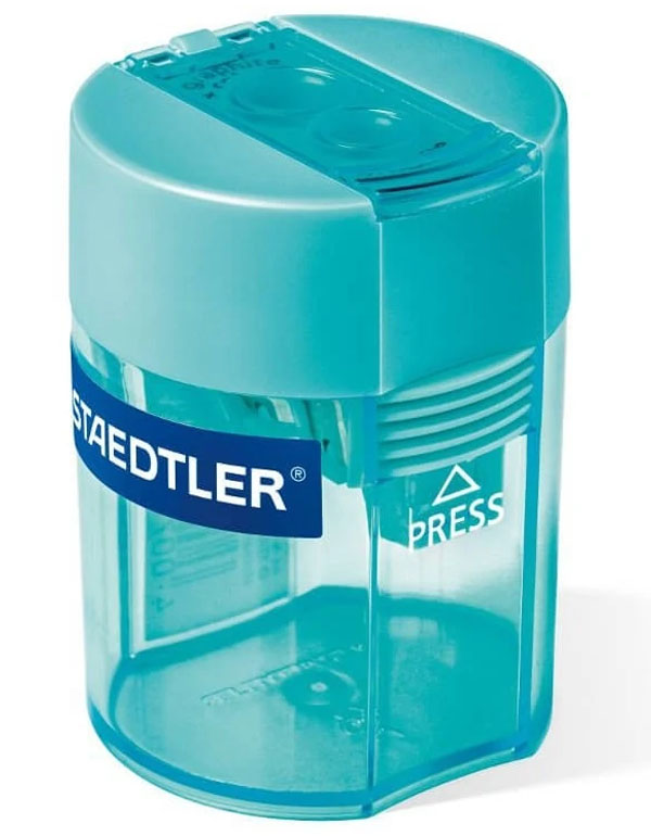 Cover: Staedtler Colored Plastic TwoHole Pencil Sharpener, Assorted Colors