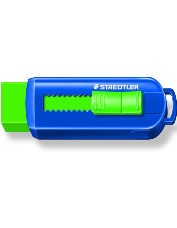 Cover: Staedtler Color Plastic Sliding Sleeve Eraser, Assorted Colors