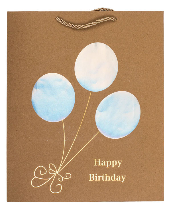 Cover: Happy Birthday Paper Gift Bag