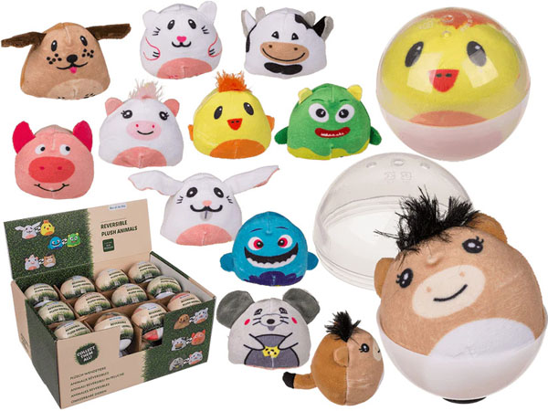 Cover: Reversible Plush Animals in Capsule