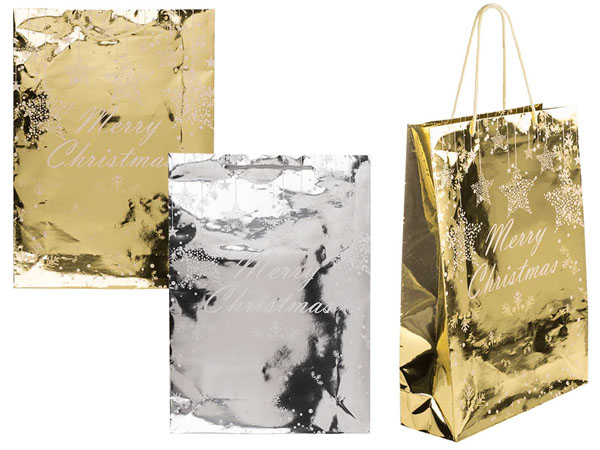 Cover: Glossy Christmas Paper Gift Bag