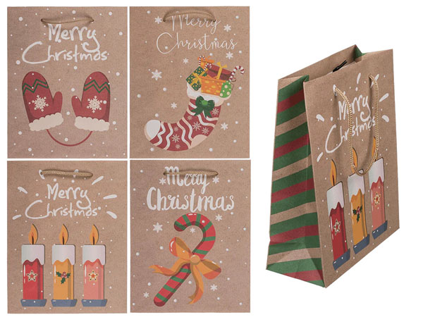 Christmas Warms Paper Gift Bag