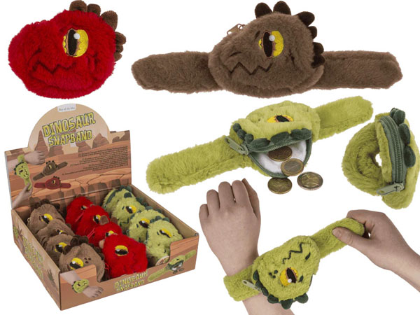 Cover: Dinosaur Snapband with Plush Zipper Push