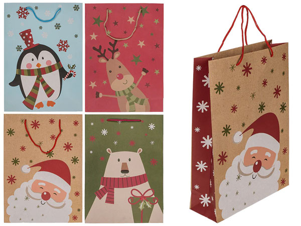 Christmas Friends Paper Gift Bag