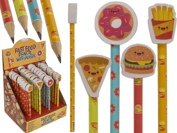 Cover: Fast Food Pencil with Eraser