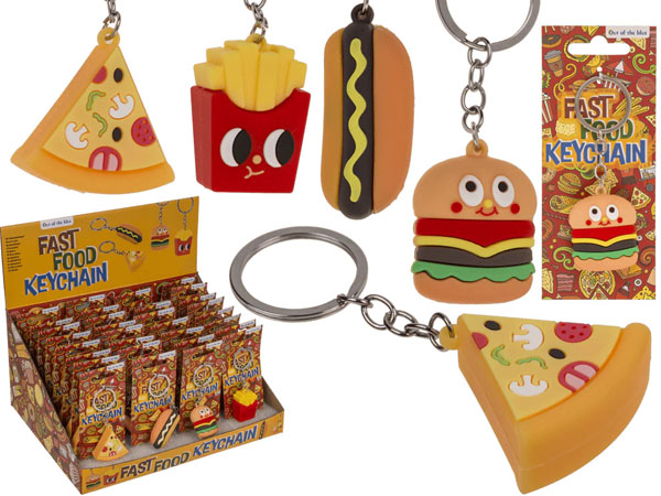 Cover: Fast Food Metal Keychain