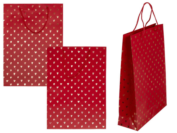 Cover: Shiny Hearts Paper Gift Bag