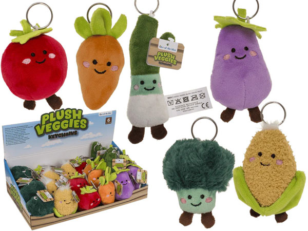 Cover: Vegetable Plush Metal Keychain