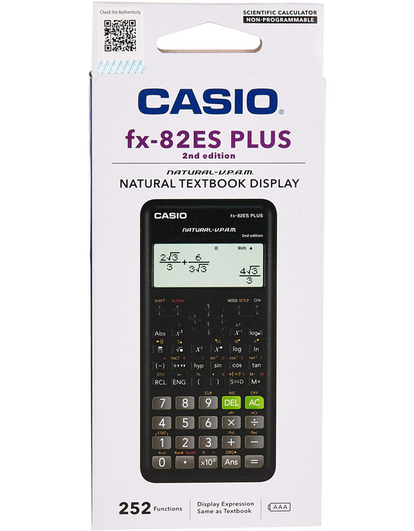 Casio FX82ES Plus 252 Functions Scientific Calculator