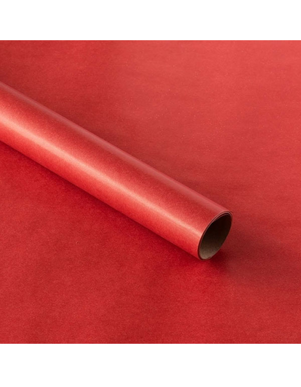 WHSmith Red Kraft Wrapping Paper 3m