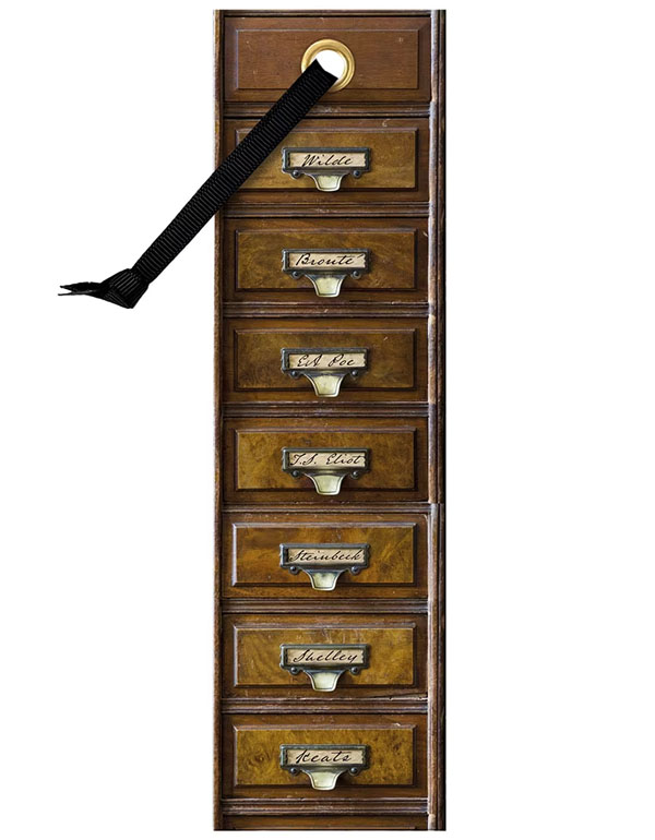 Academia Bookmarks Vintage Drawers