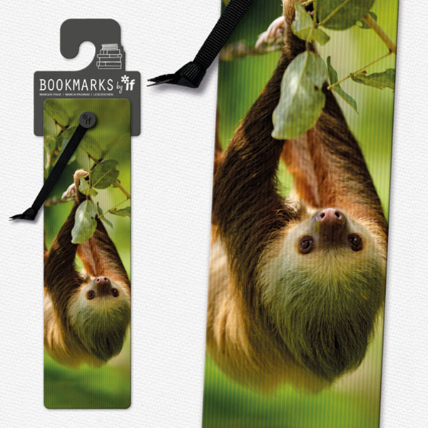 3D Bookmarks - Two-toed Sloth
