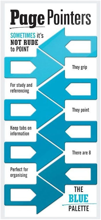 Page Pointers - Blue