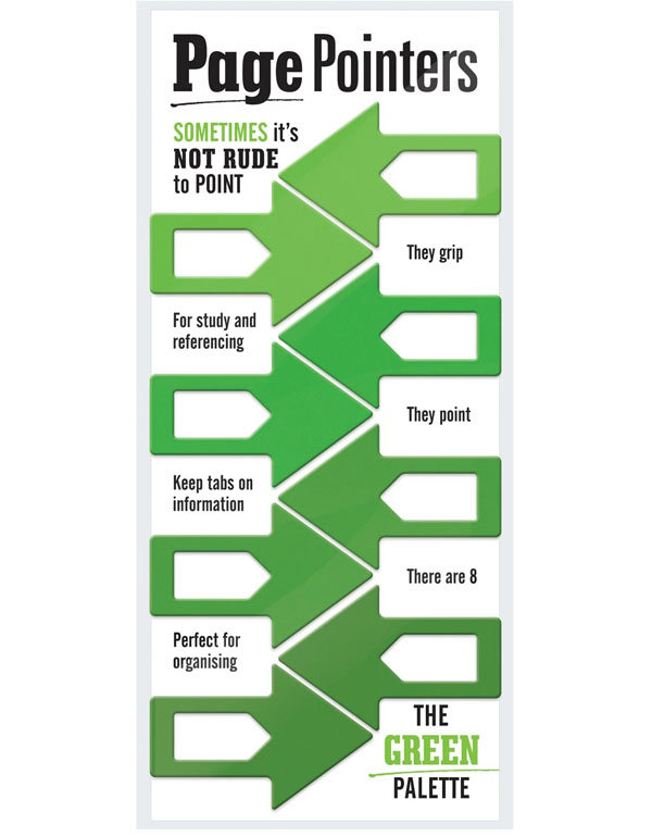 Page Pointers Green