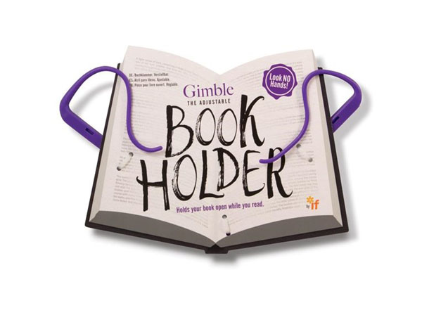 The Gimble Book Holder - Positively Purple
