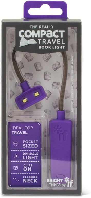 The Really Compact Travel Book Light - Purple