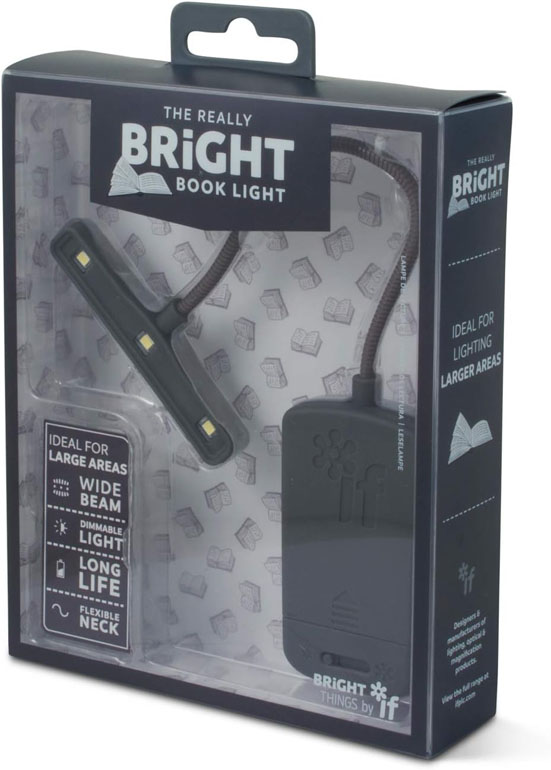 The Really BRIGHT Book Light - Grey