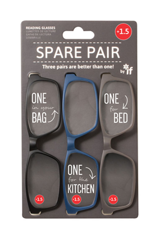 Spare Pair Reading Glasses - +1.5