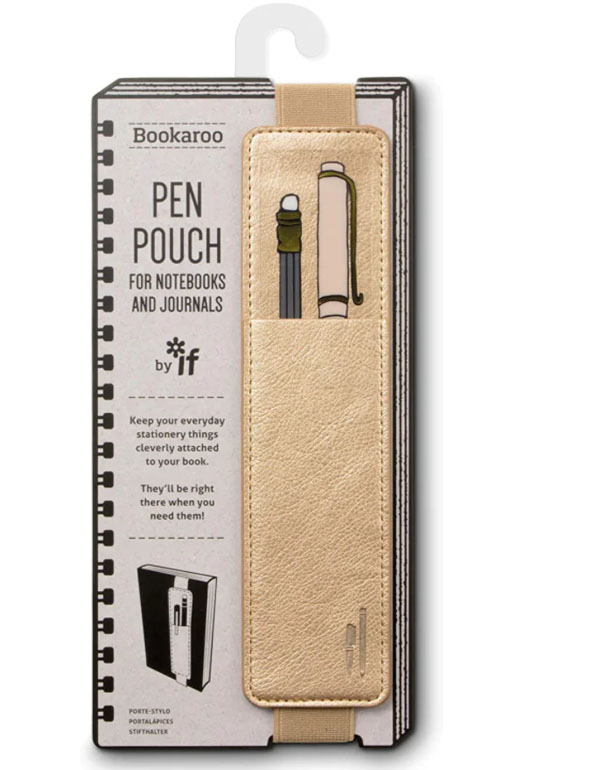 Bookaroo Pen Pouch Gold