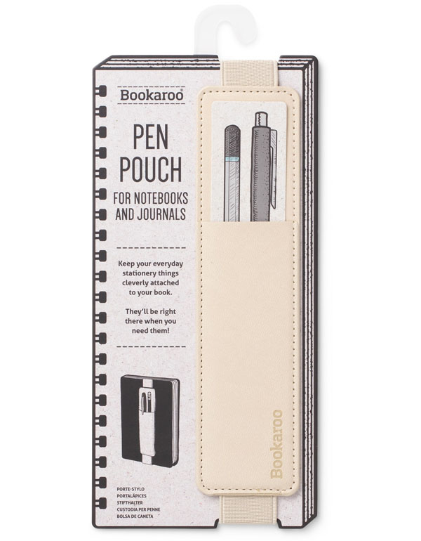 Bookaroo Pen Pouch Cream