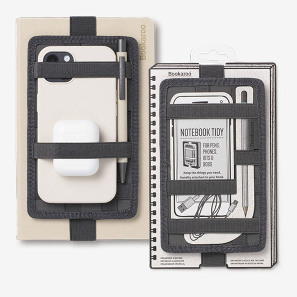 Bookaroo Notebook Tidy - Charcoal