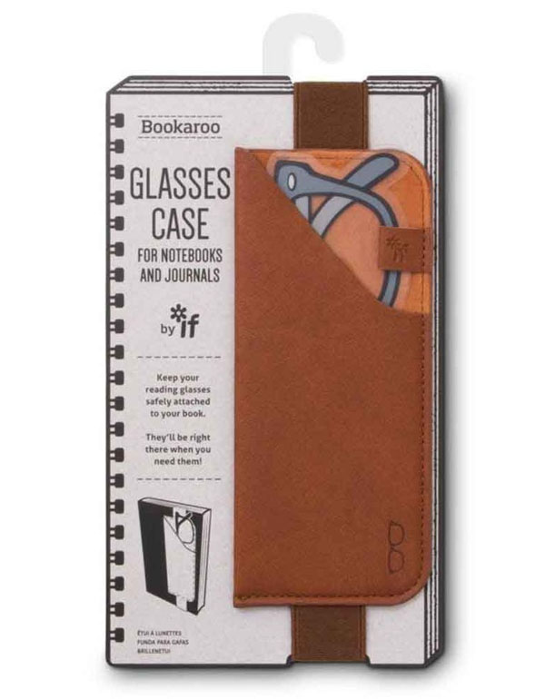 Bookaroo Glasses Case Brown