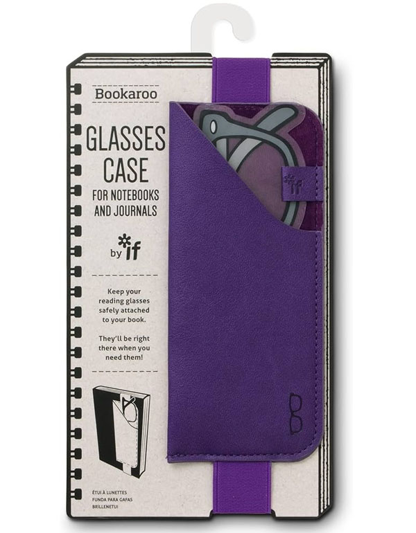 Bookaroo Glasses Case Purple