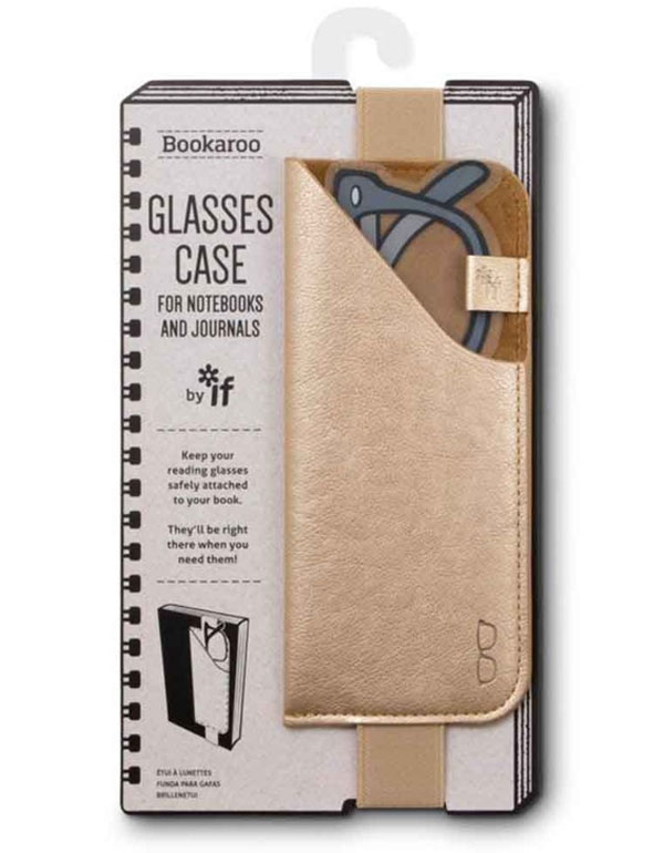 Bookaroo Glasses Case Gold