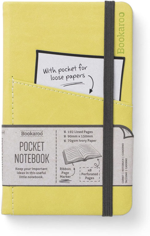 Bookaroo Pocket Journal - Lime (A6)