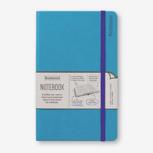 Bookaroo Notebook Journal - Turqouise (A5)