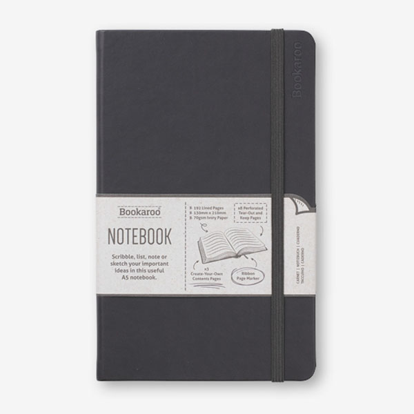 Bookaroo Journal - Black (A5)
