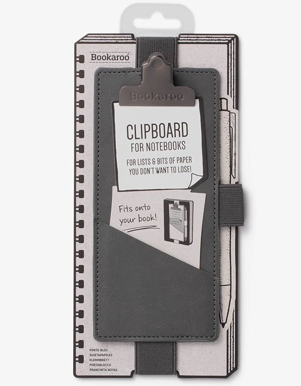 Bookaroo Books & Stuff Pouch Charcoal