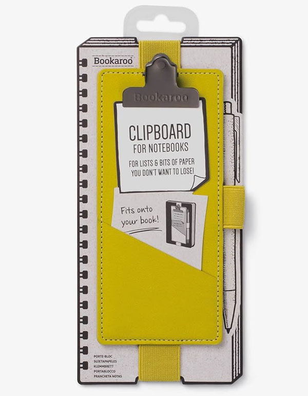 Bookaroo Clipboard for Notebooks Chartreuse