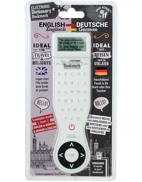 Cover: Electronic Translation Dictionary Bookmark German-English