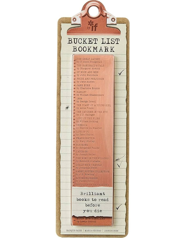 Bucket List Bookmark