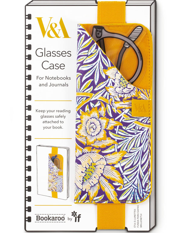 V&A Bookaroo Glasses Case Morris Tulip & Willow