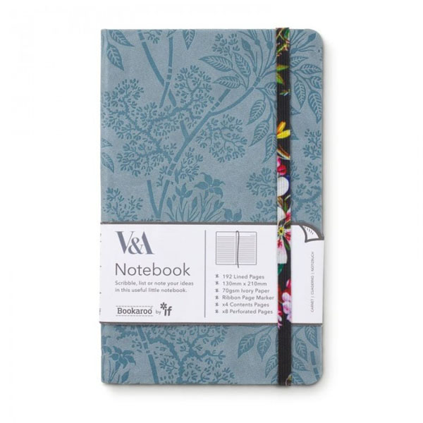 V&A Bookaroo Journal - Kilburn Black Floral (A5)