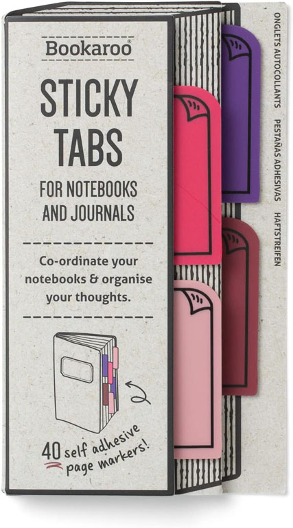 Bookaroo Sticky Tabs - Pinks