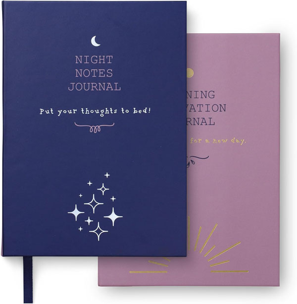 Cover: Journals for Life - Night Notes / Morning Motivation Journal
