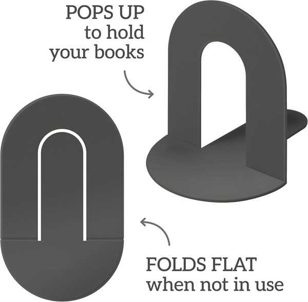The Pop Up Book End - Charcoal