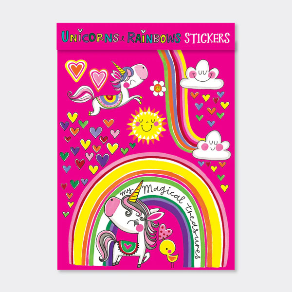 Cover: Sticker Books - Unicorns & Rainbows